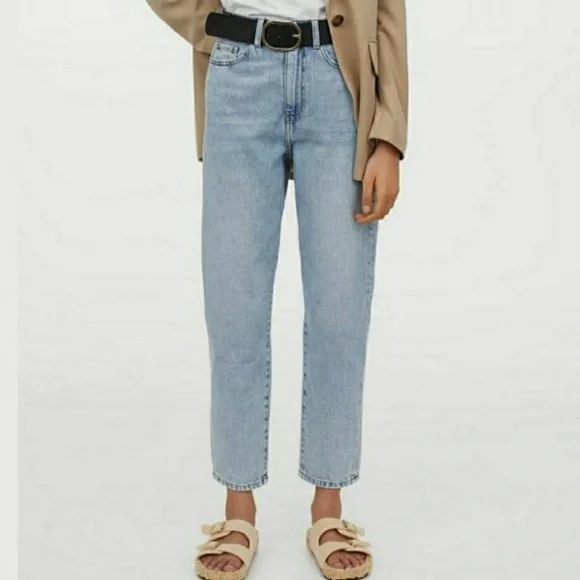 H&M Jeans Hm Loose Mom Jeans Ultra High Waist Ankle Length